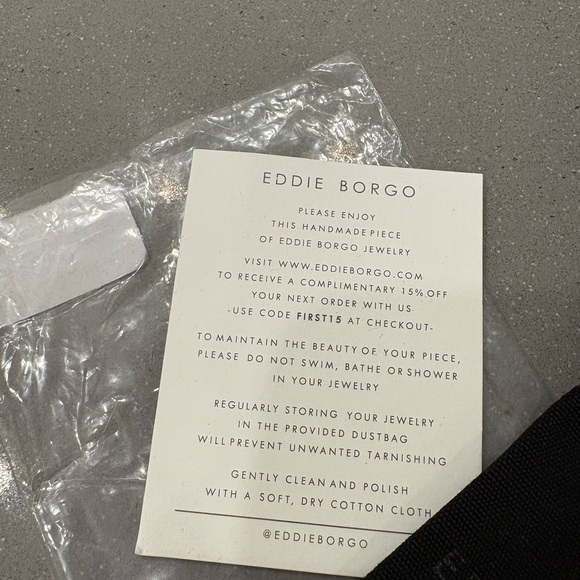 003 - NWT EDDIE BORGO supra link drop earrings - Picture 7 of 7